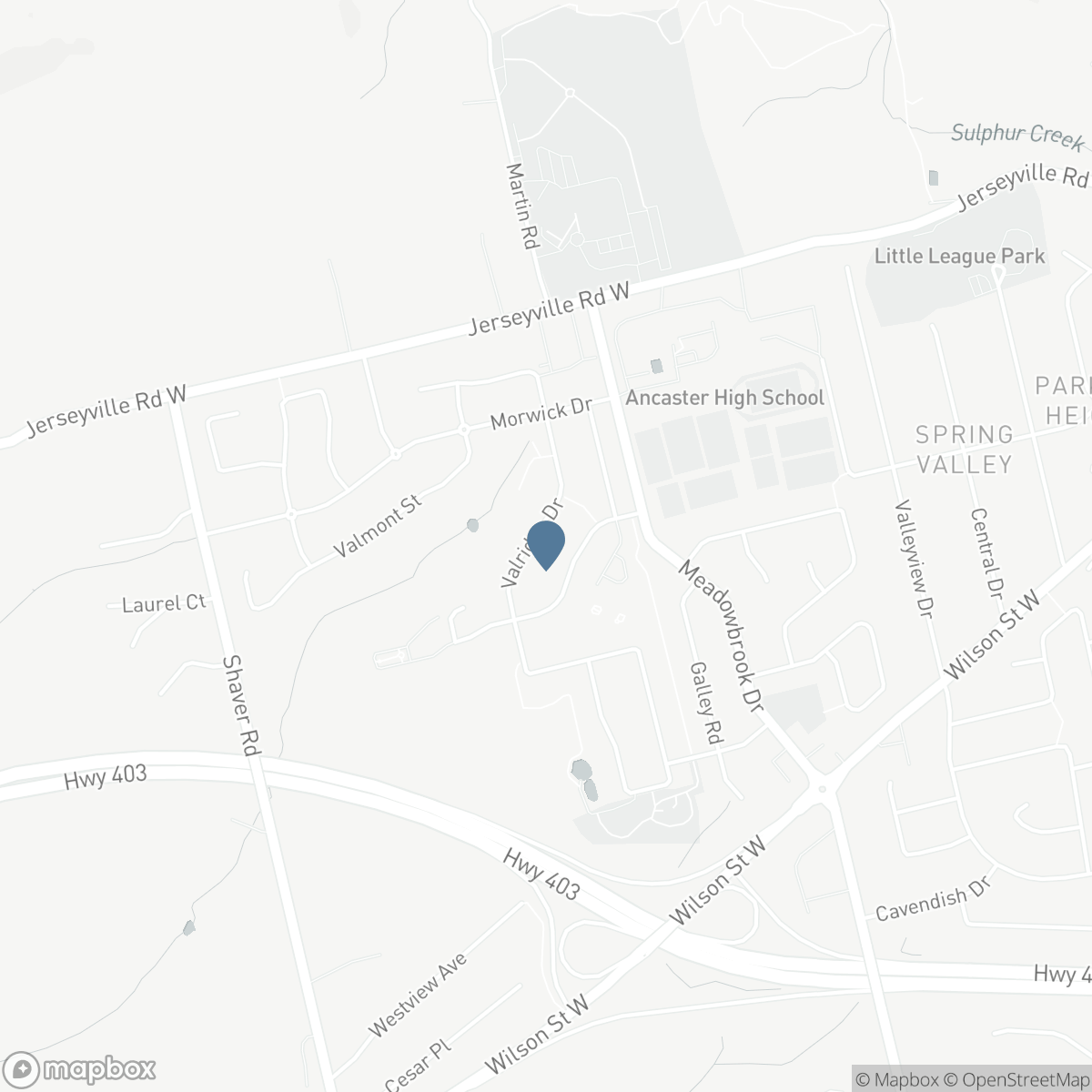 207 VALRIDGE DRIVE, Ancaster, Ontario L9G 4Y4